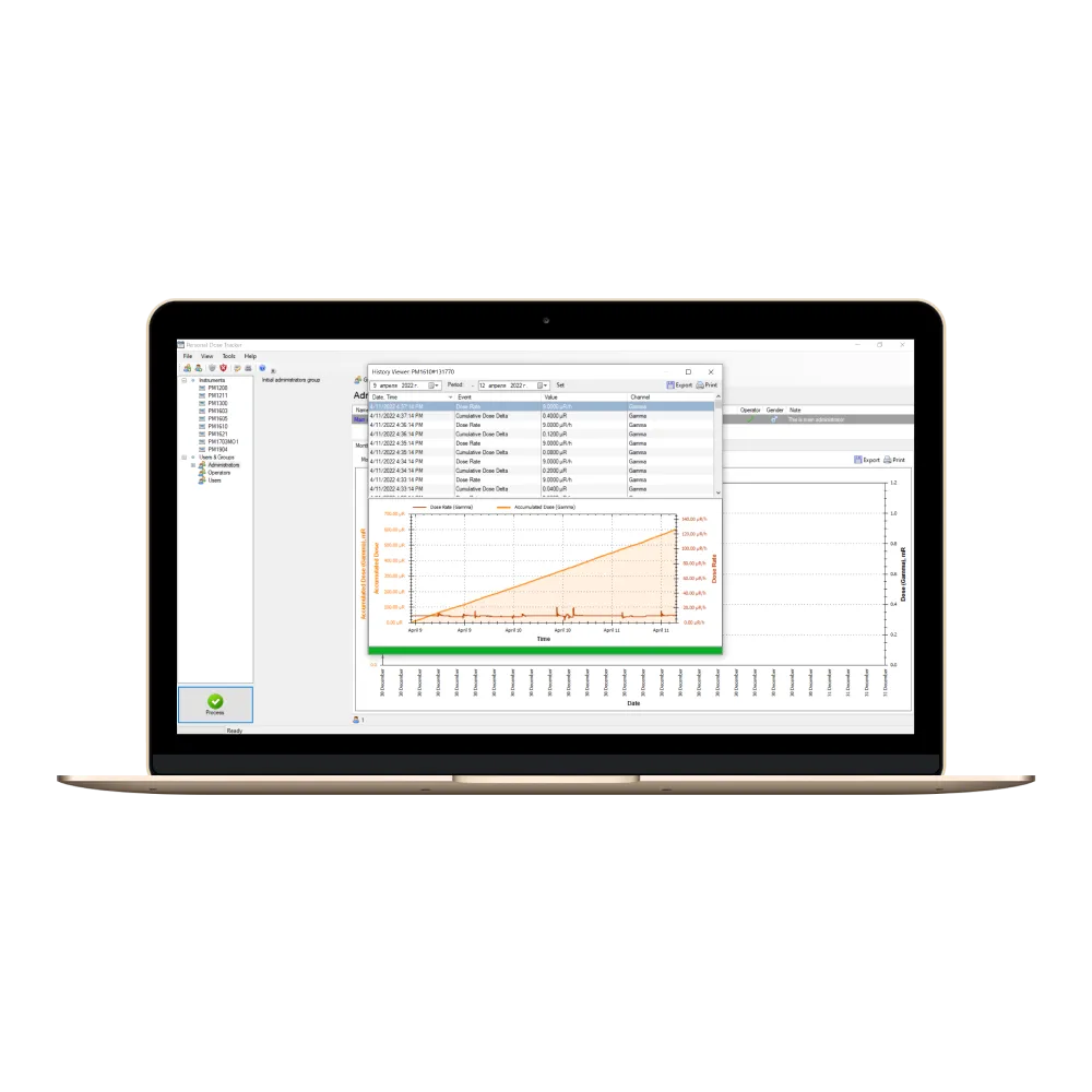 Personal Dose Tracker - Автоматизированная система учета дозовых нагрузок